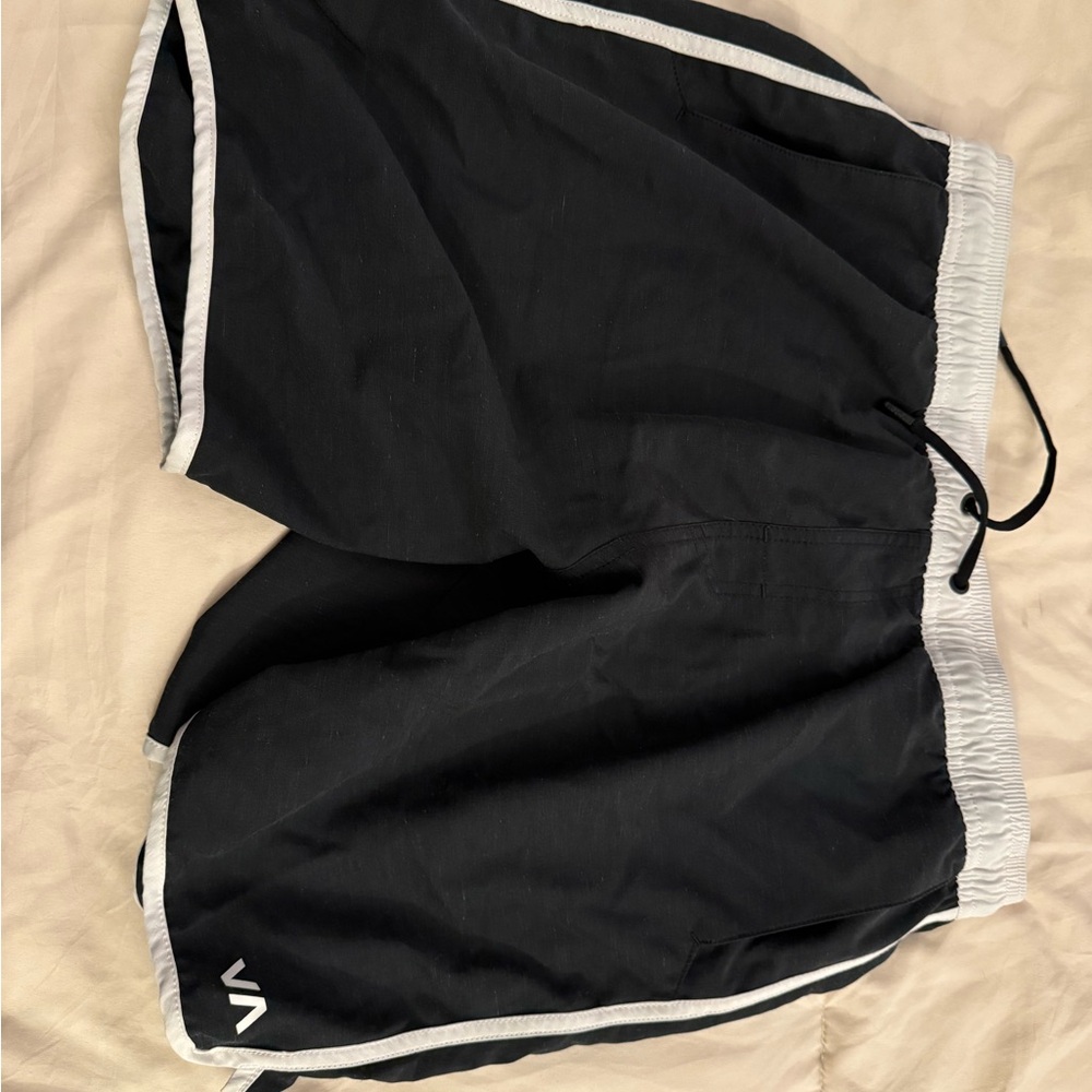 RVCA Men's Black Athletic Shorts